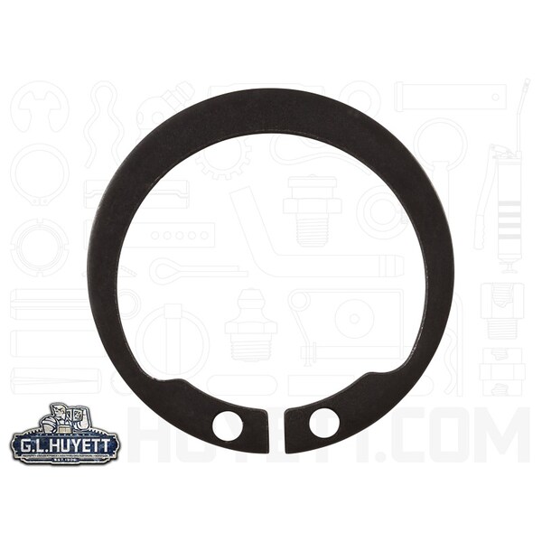 Rotor Clip External-E Retaining Ring, Steel Black Phosphate Finish, 15 mm Shaft Dia DSHI-015 - main